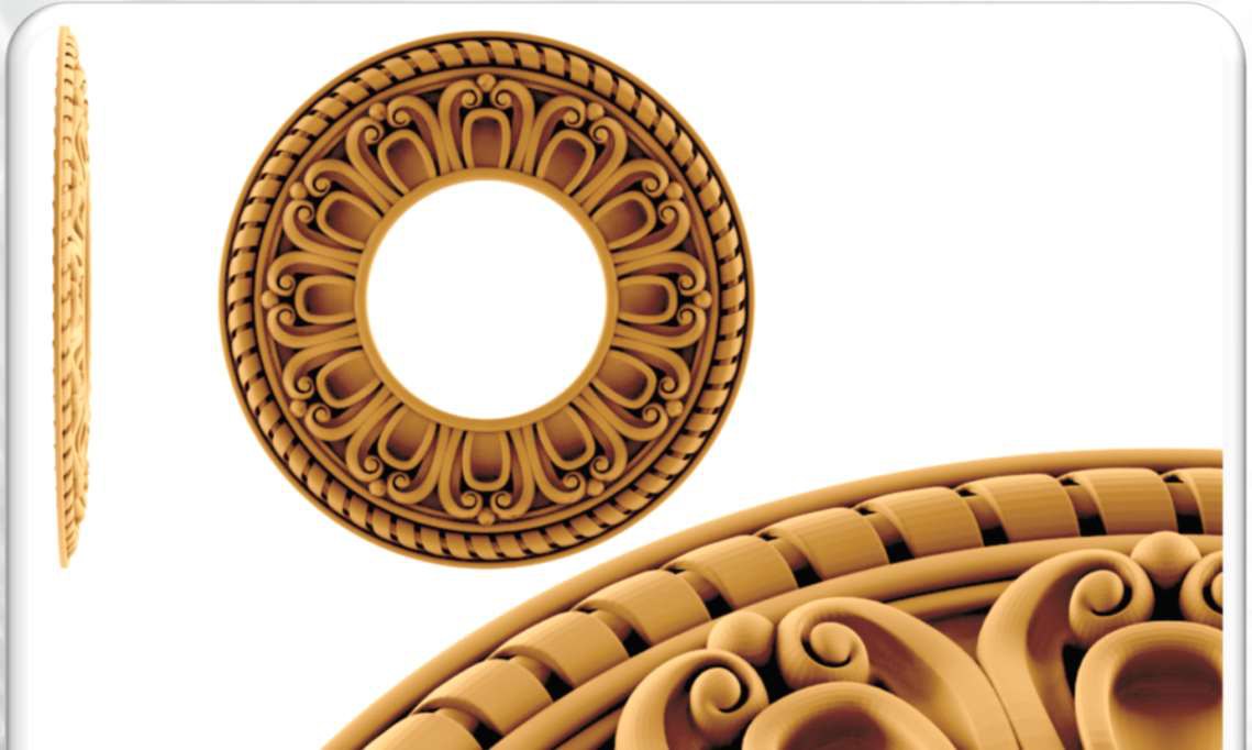 CNC decorative detail