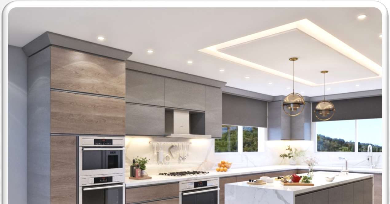 Modern kitchen woodwork
